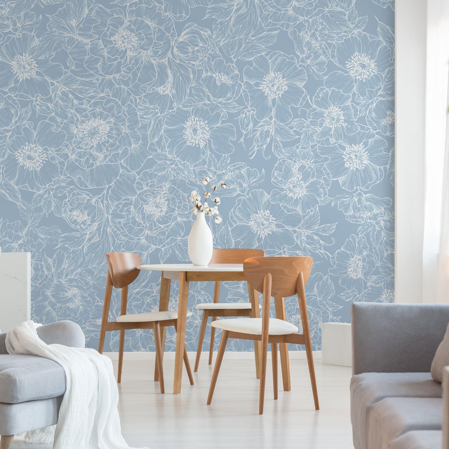 The Dutchess (Baby Blue) Wallpaper
